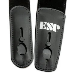 ESP Lock it Strap 2.5'' Suede Leather Black