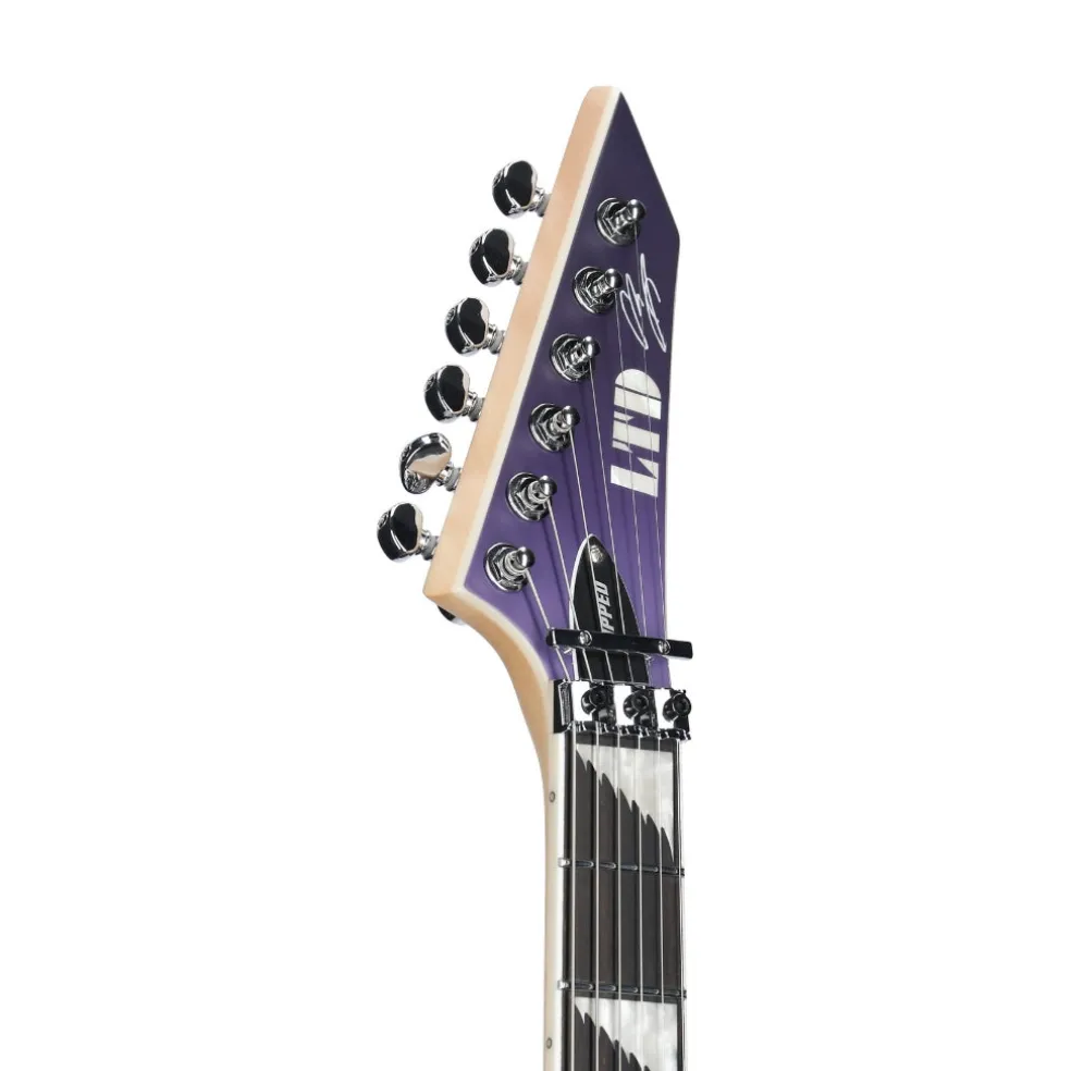 ESP LTD Alexi Ripped Electric Guitar - Purple Fade Satin