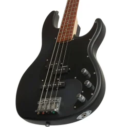 ESP LTD AP-204 Bass Guitar - Black Satin