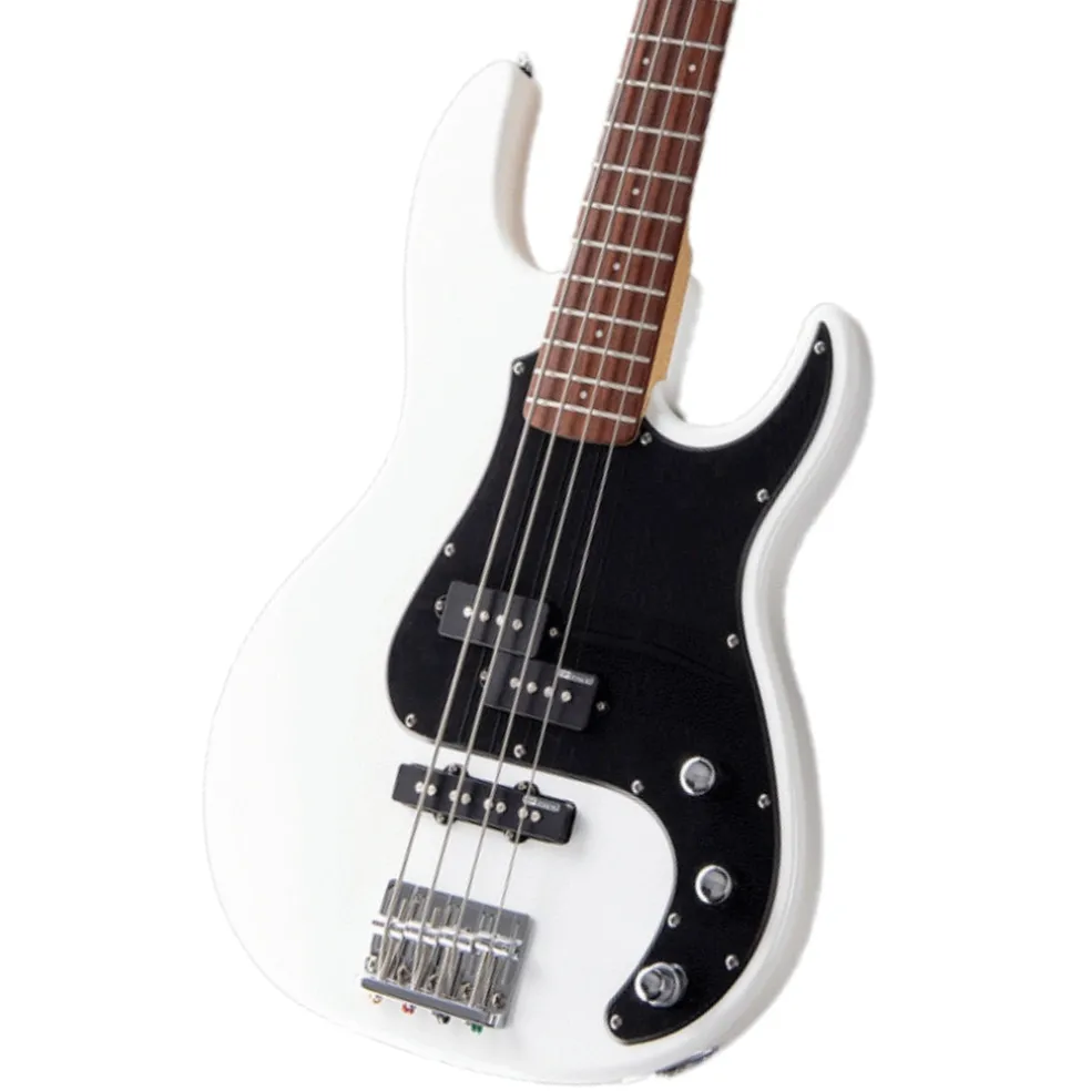 ESP LTD AP-204 Bass Guitar - Snow White Satin