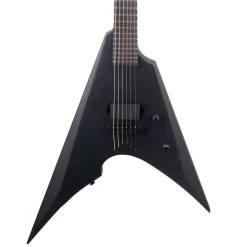 ESP LTD Arrow-NT Black Metal Electric Guitar - Black Satin