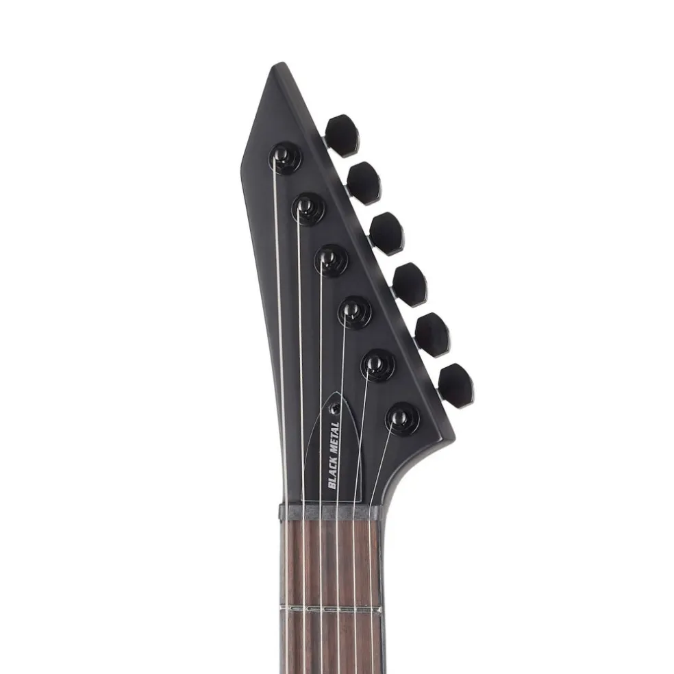 ESP LTD Arrow-NT Black Metal Electric Guitar - Black Satin