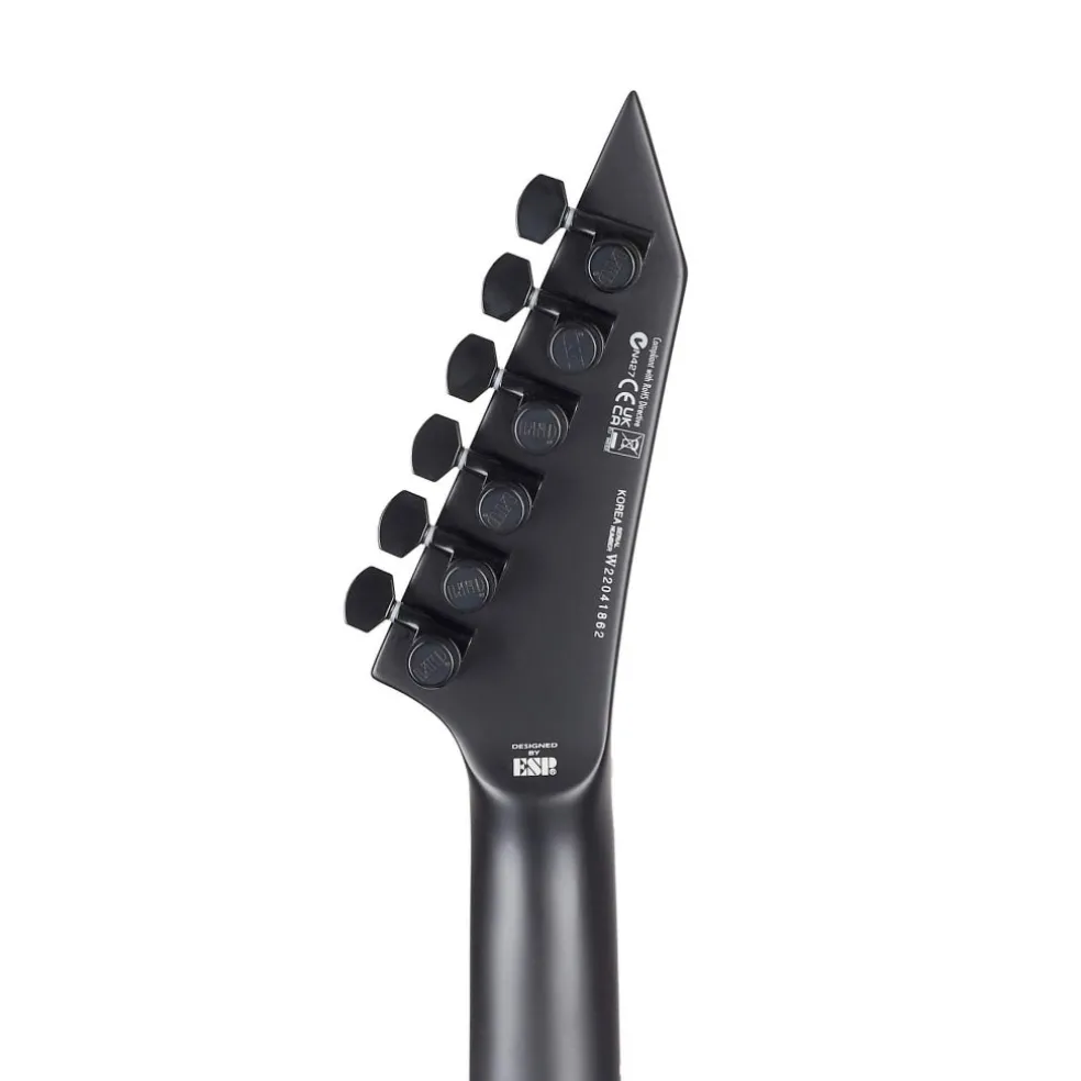 ESP LTD Arrow-NT Black Metal Electric Guitar - Black Satin