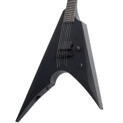 ESP LTD Arrow-NT Black Metal Electric Guitar - Black Satin