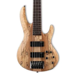 ESP LTD B-205 Spalted Maple 5-String Bass - Natural Satin