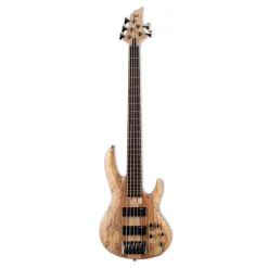 ESP LTD B-205 Spalted Maple 5-String Bass - Natural Satin