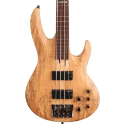 ESP LTD B-204SM Fretless Bass Guitar - Natural Satin