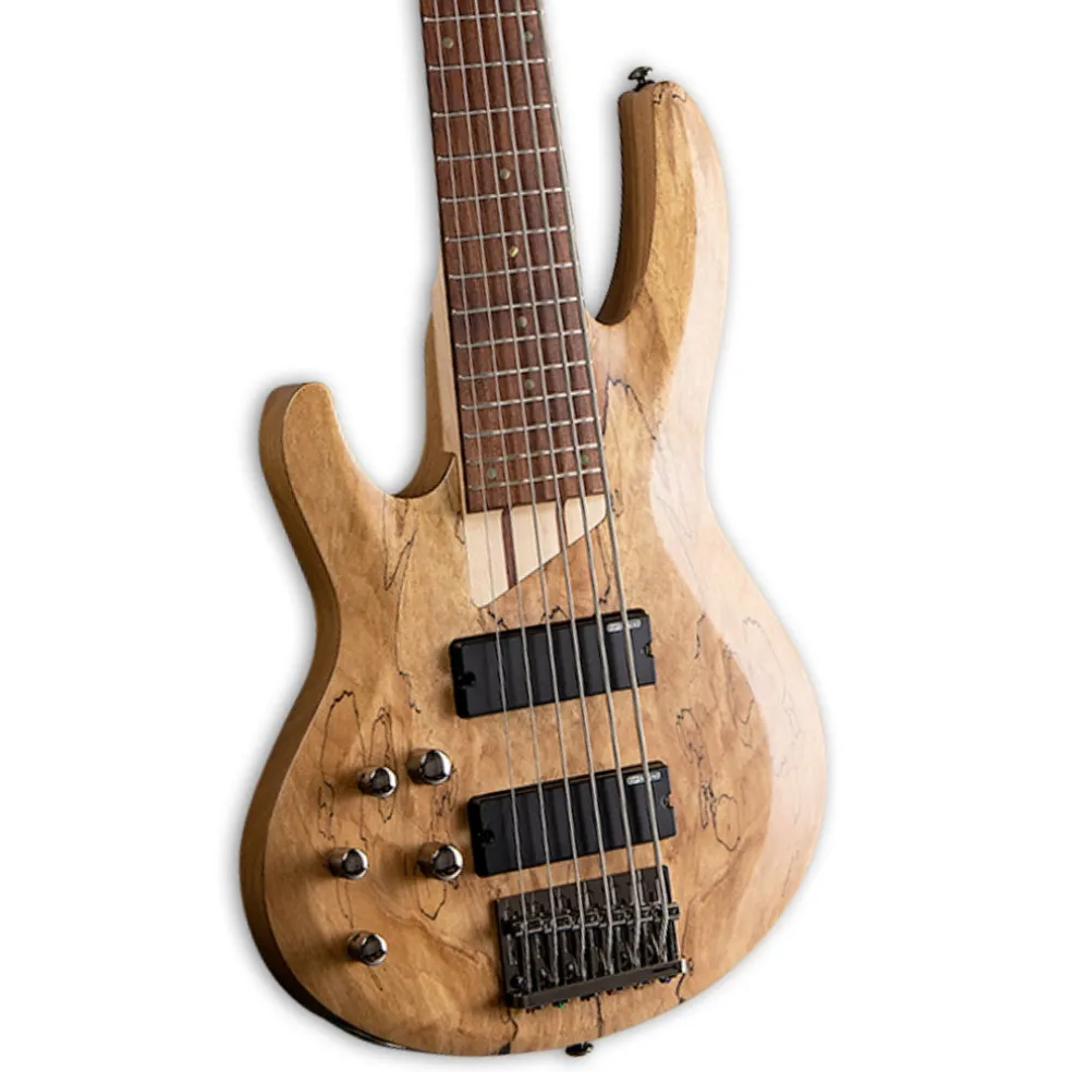 ESP LTD B-206SM 6-String Left-Handed Bass Guitar - Natural Satin