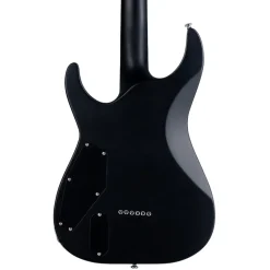 ESP LTD Deluxe MH-1000NT Bold Binding Electric Guitar - Black Satin