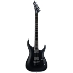 ESP LTD Deluxe MH-1000NT Bold Binding Electric Guitar - Black Satin