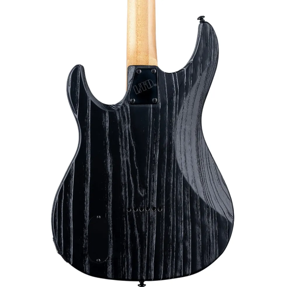 ESP LTD Deluxe SN-1HT Electric Guitar - Black Blast Rev