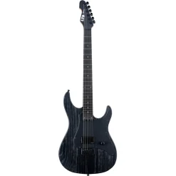 ESP LTD Deluxe SN-1HT Electric Guitar - Black Blast Rev