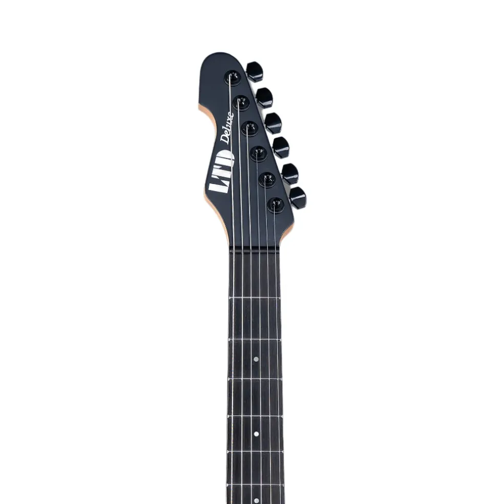 ESP LTD Deluxe SN-1HT Electric Guitar - Black Blast Rev