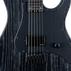 ESP LTD Deluxe SN-1HT Electric Guitar - Black Blast Rev