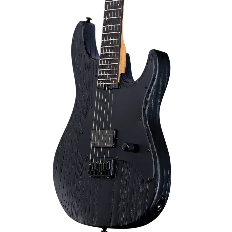 ESP LTD Deluxe SN-1HT Electric Guitar - Black Blast Rev