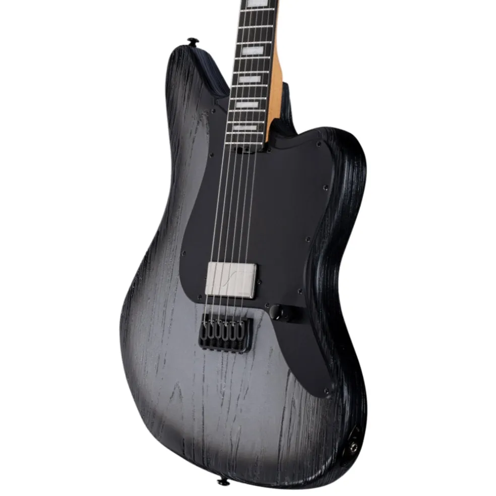 ESP LTD Deluxe XJ-1 Baritone HT Electric Guitar - Silver Blast