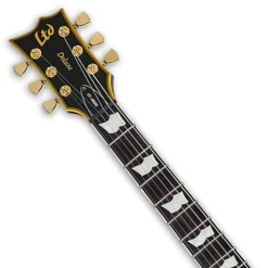 ESP LTD EC-1000 Deluxe Left Handed Electric Guitar - Vintage Black