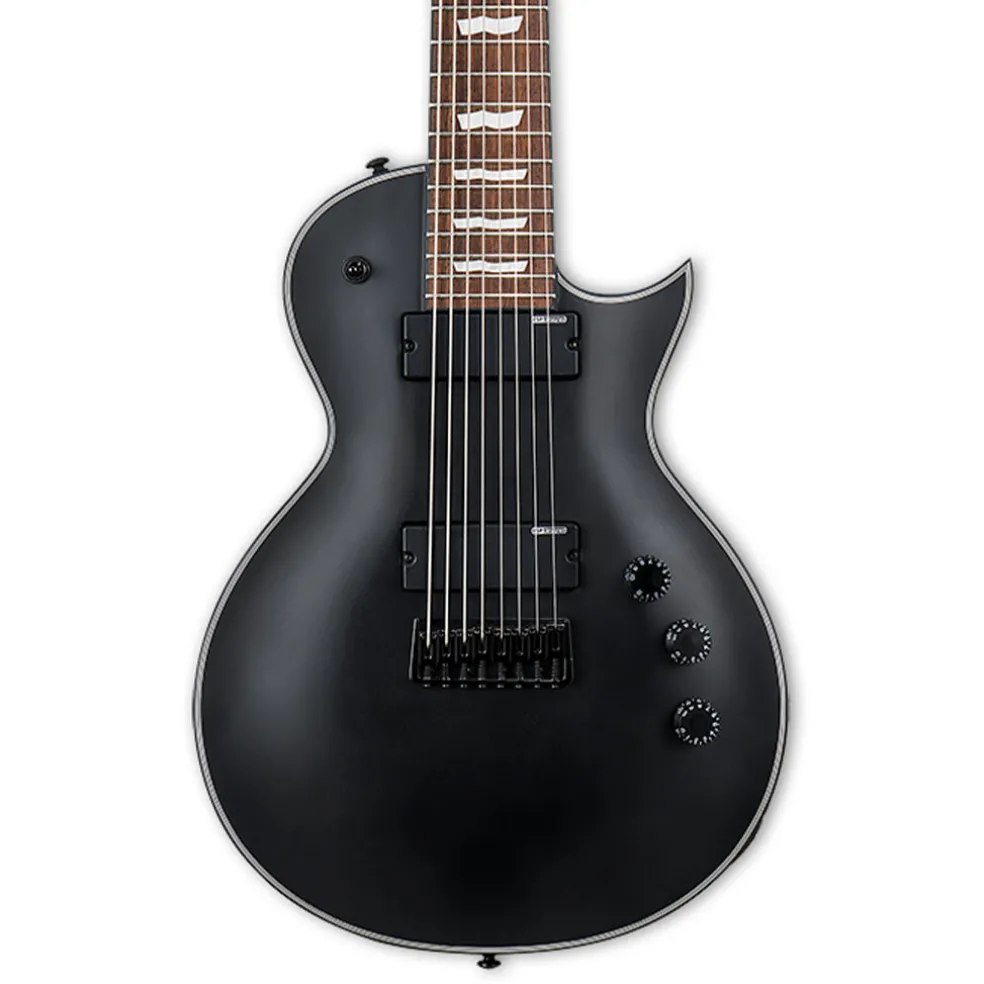 ESP LTD EC258 Eclipse 8 String in Black Satin