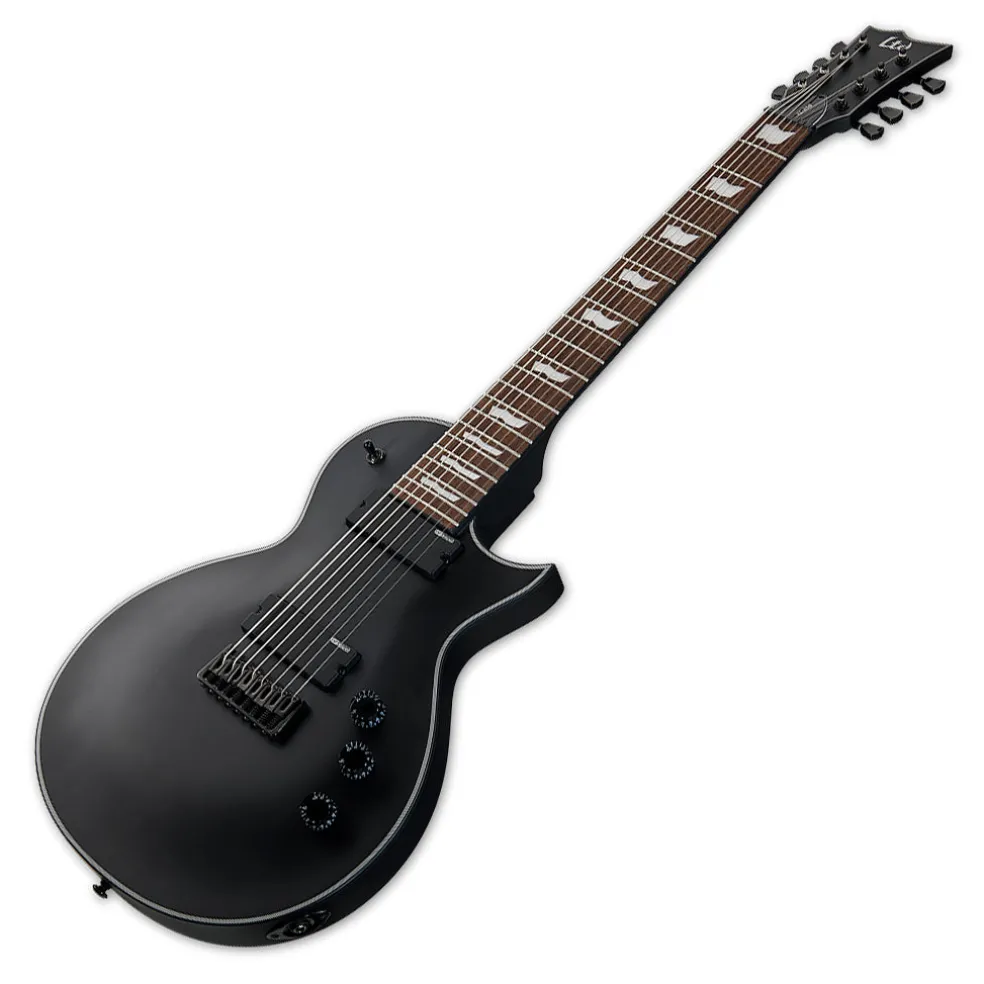 ESP LTD EC258 Eclipse 8 String in Black Satin