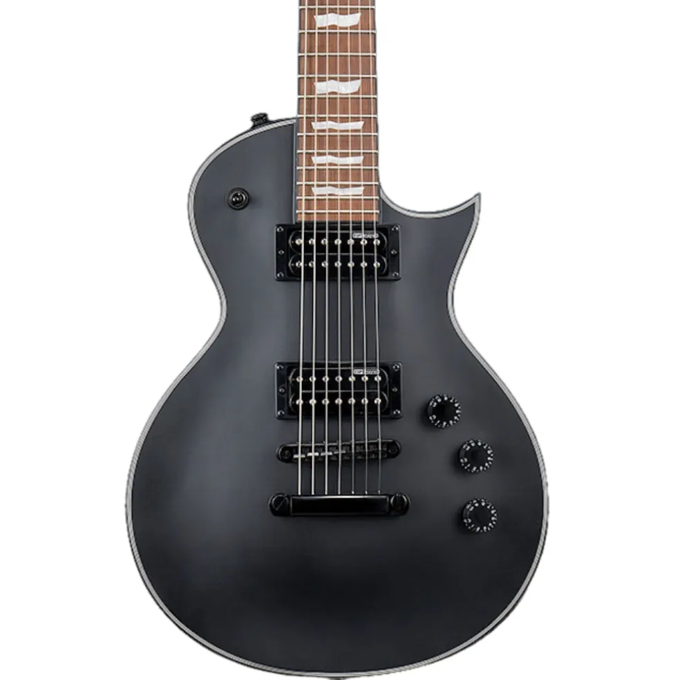 ESP LTD EC-257 7-String Electric Guitar - Black Satin