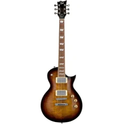 ESP LTD EC-256FM Electric Guitar - Dark Brown Sunburst