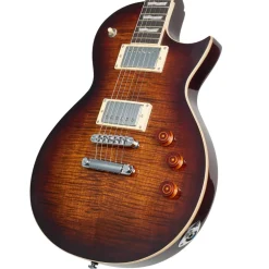 ESP LTD EC-256FM Electric Guitar - Dark Brown Sunburst