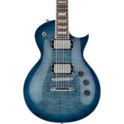 ESP LTD EC-256FM Electric Guitar - See Thru Cobalt Blue