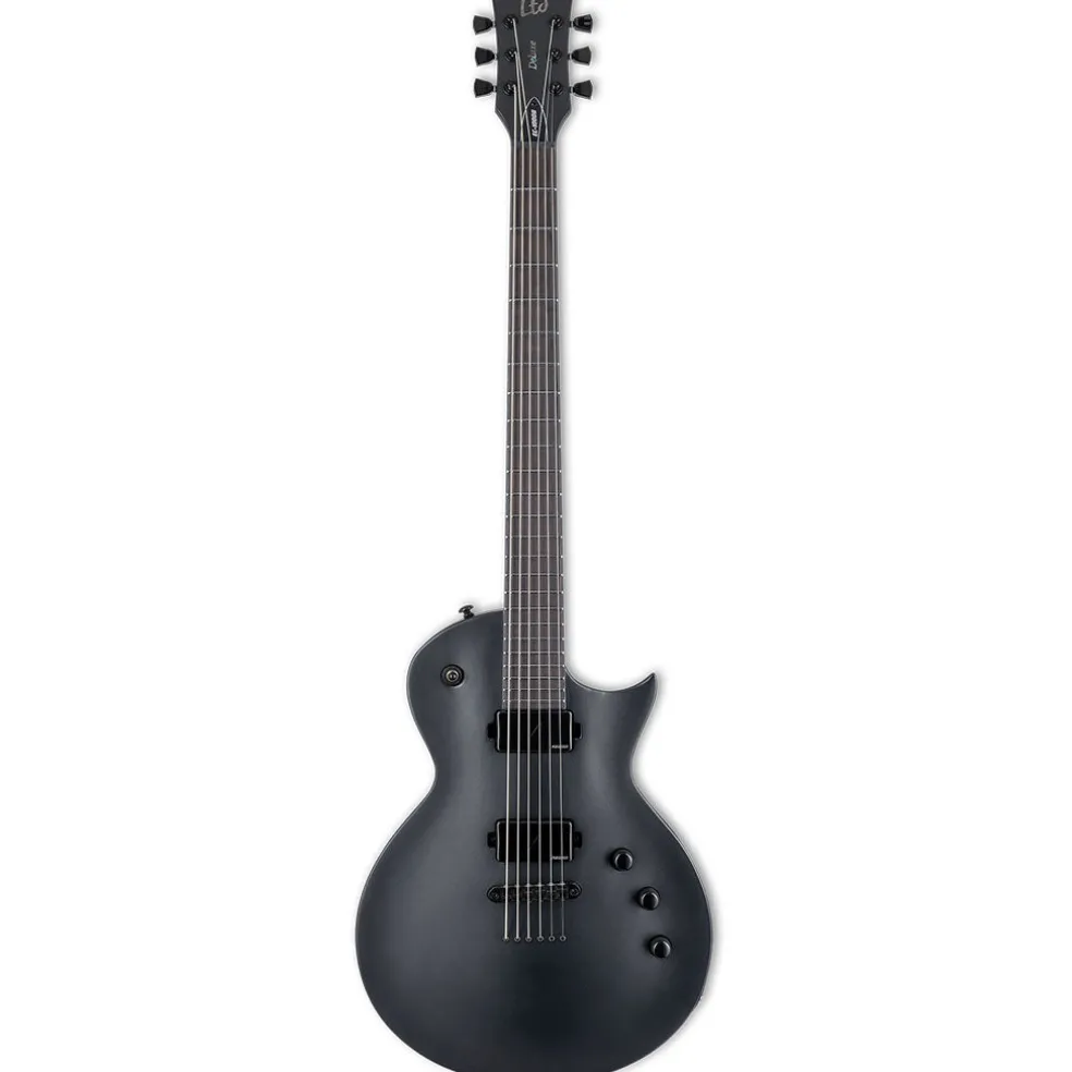 ESP LTD Eclipse EC-1000 Baritone Electric Guitar - Charcoal Metallic Satin- LEC-1000BCHMS