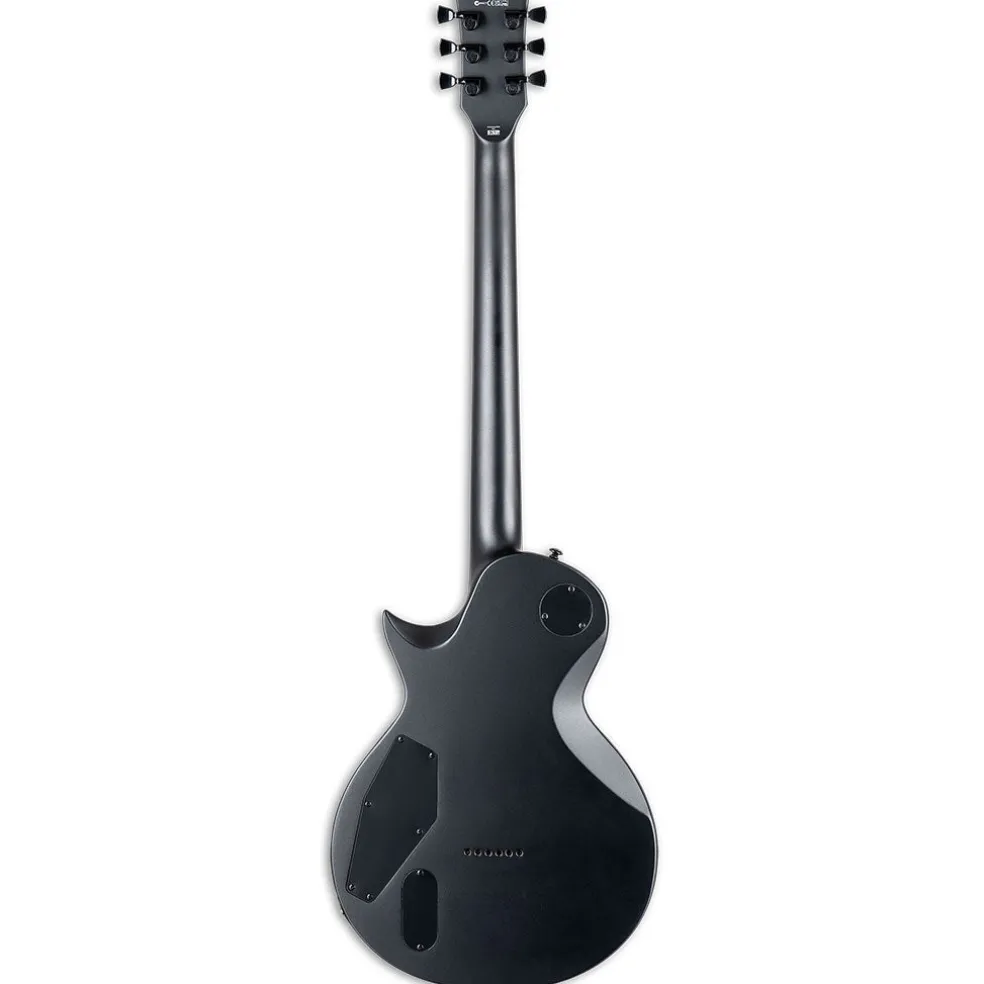 ESP LTD Eclipse EC-1000 Baritone Electric Guitar - Charcoal Metallic Satin- LEC-1000BCHMS