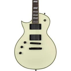ESP LTD Eclipse EC-401 Left Handed Electric Guitar w/ EMG Pickups - Olympic White - LEC-401OWLH