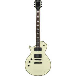 ESP LTD Eclipse EC-401 Left Handed Electric Guitar w/ EMG Pickups - Olympic White - LEC-401OWLH
