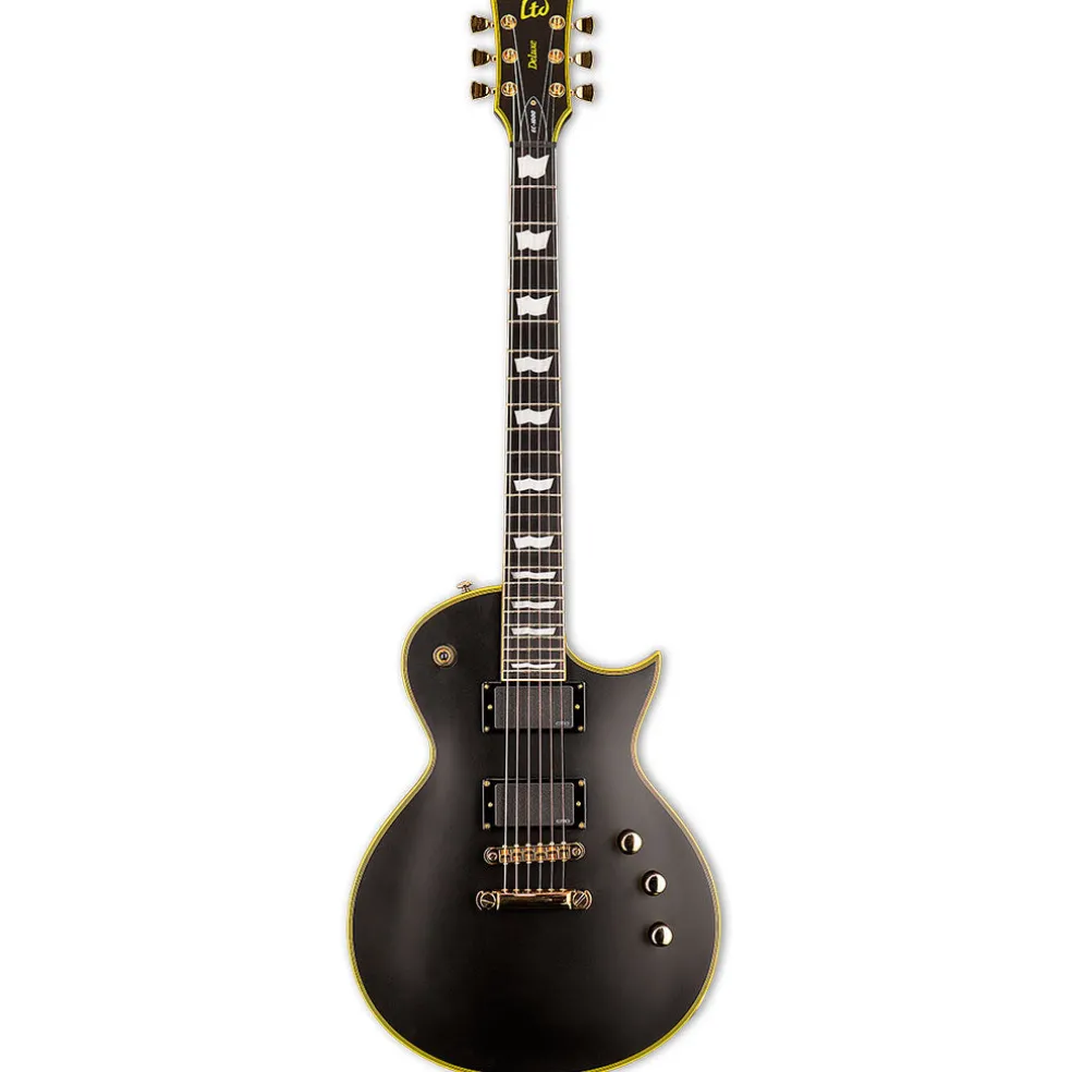 ESP LTD Eclipse EC-1000VB Electric Guitar - Deluxe Black - LEC-1000VB