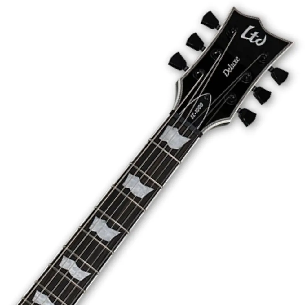 ESP LTD EC-1000S Fishman Fluence Pickups Black Hardware - Black