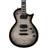 ESP LTD EC-1000T Quilted Maple Electric Guitar - Charcoal Burst