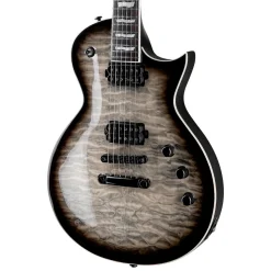 ESP LTD EC-1000T Quilted Maple Electric Guitar - Charcoal Burst