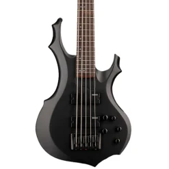 ESP LTD F-205 5-String Bass Guitar - Black Satin