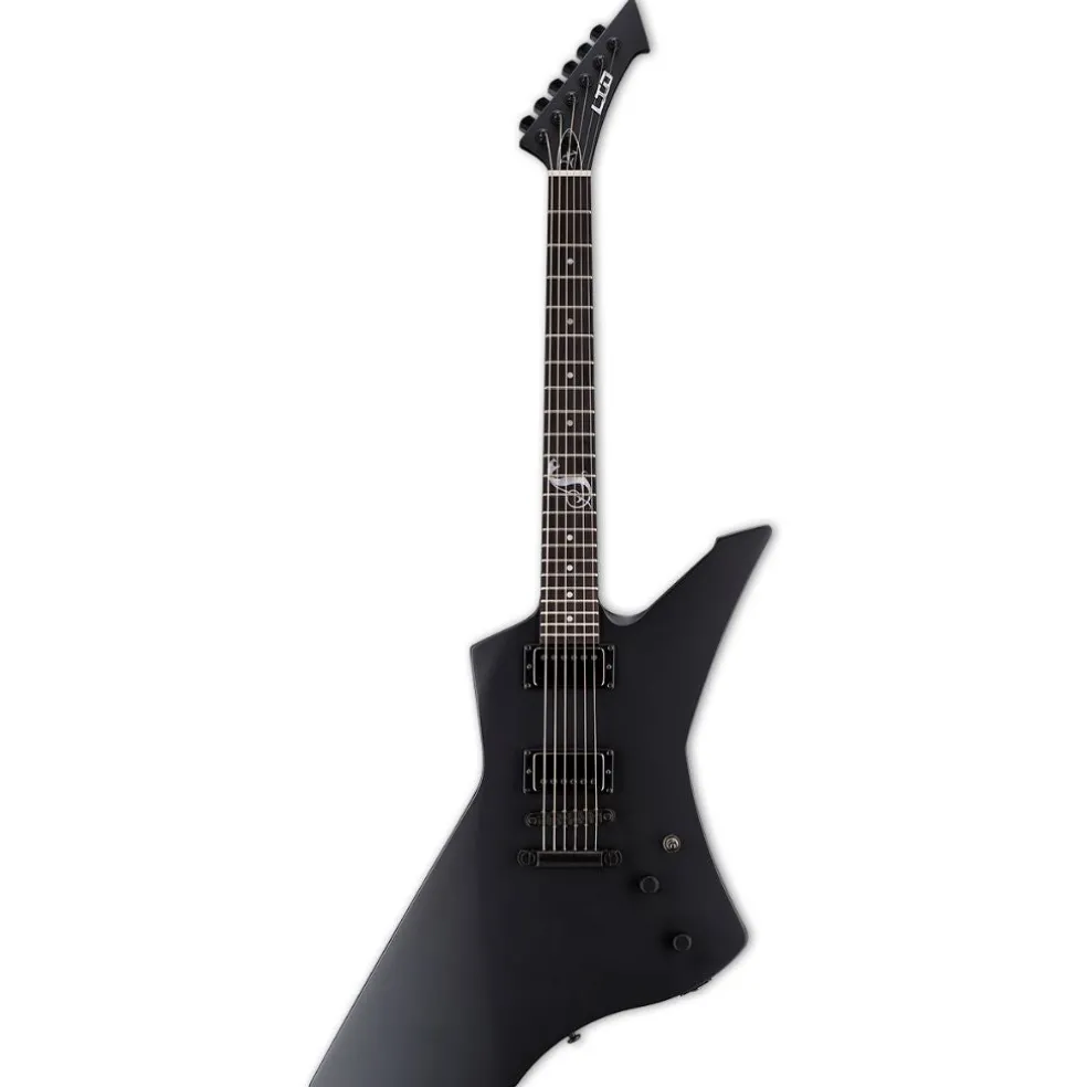ESP LTD James Hetfield Signature Snakebyte Electric Guitar - Black Satin - LJH-SNAKEBYTEBS