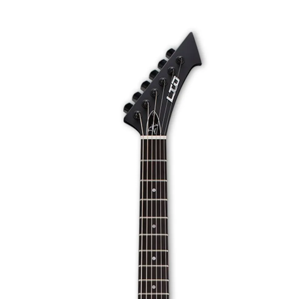 ESP LTD James Hetfield Signature Snakebyte Electric Guitar - Black Satin - LJH-SNAKEBYTEBS