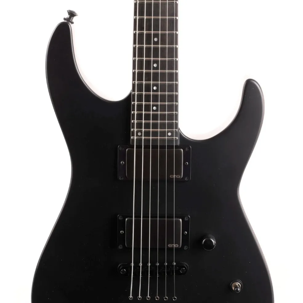 ESP LTD JL-600 Jeff Ling Signature Electric Guitar - Black Satin