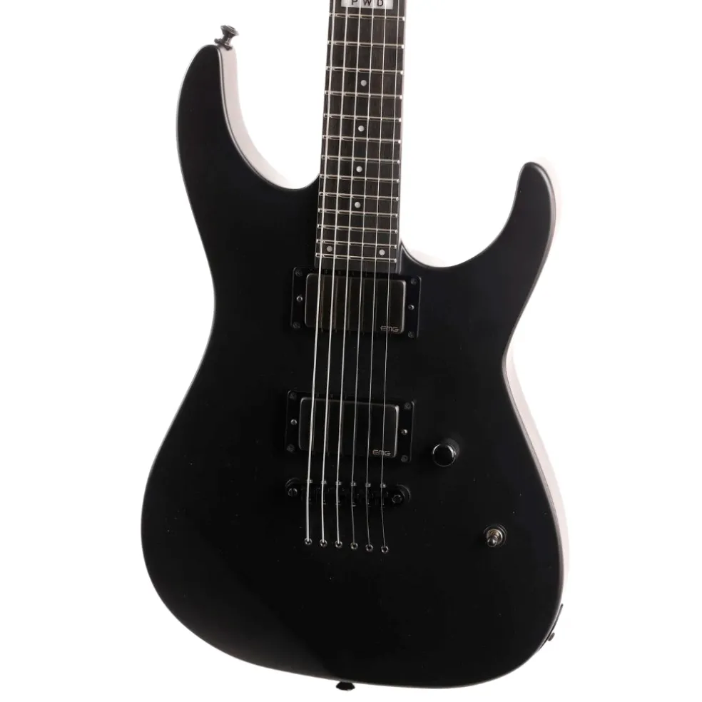 ESP LTD JL-600 Jeff Ling Signature Electric Guitar - Black Satin