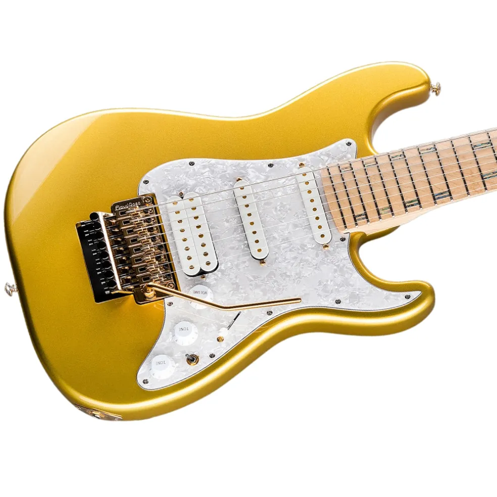 ESP LTD JRV-8FR Javier Reyes Signature 8-string - Metallic Gold