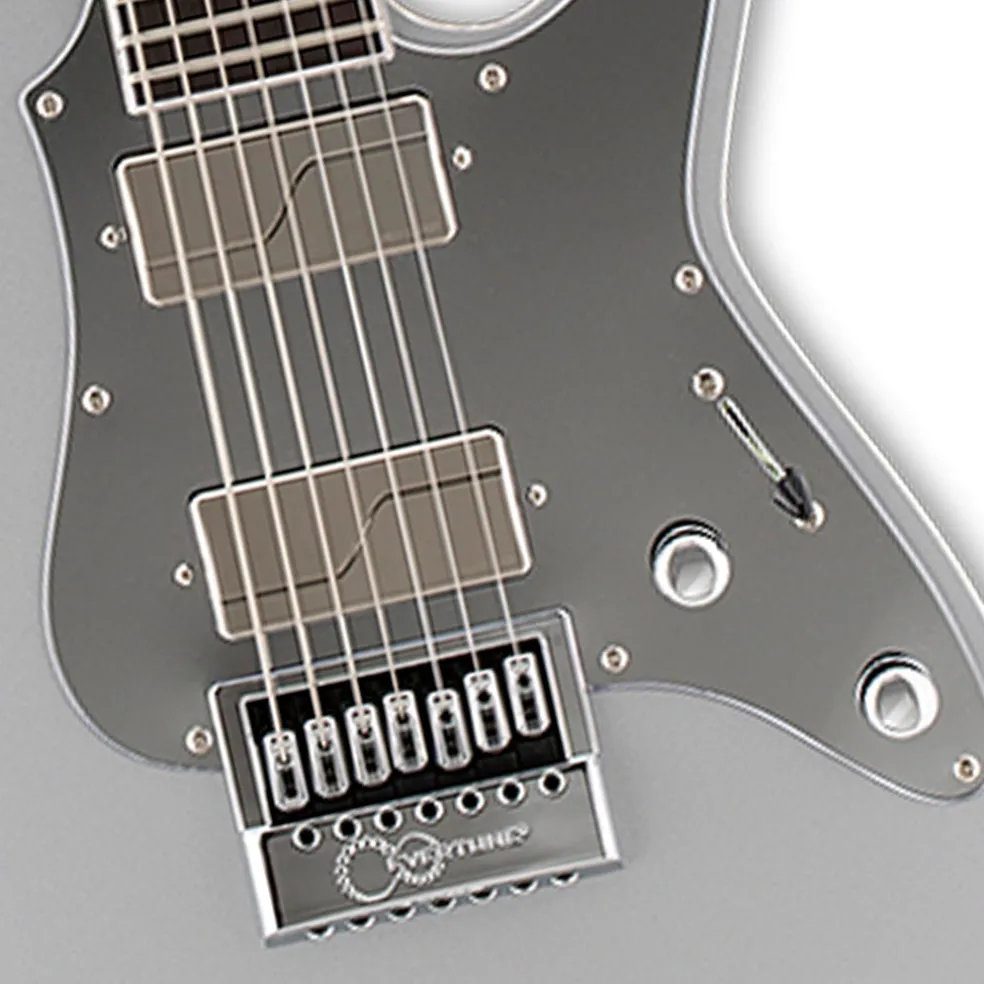 ESP LTD Ken Susi Signature KS M-7 Electric Guitar - Metallic Silver