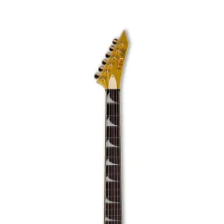 ESP LTD Kirk Hammett Signature V Electric Guitar- Gold Sparkle - LKH-VMGO