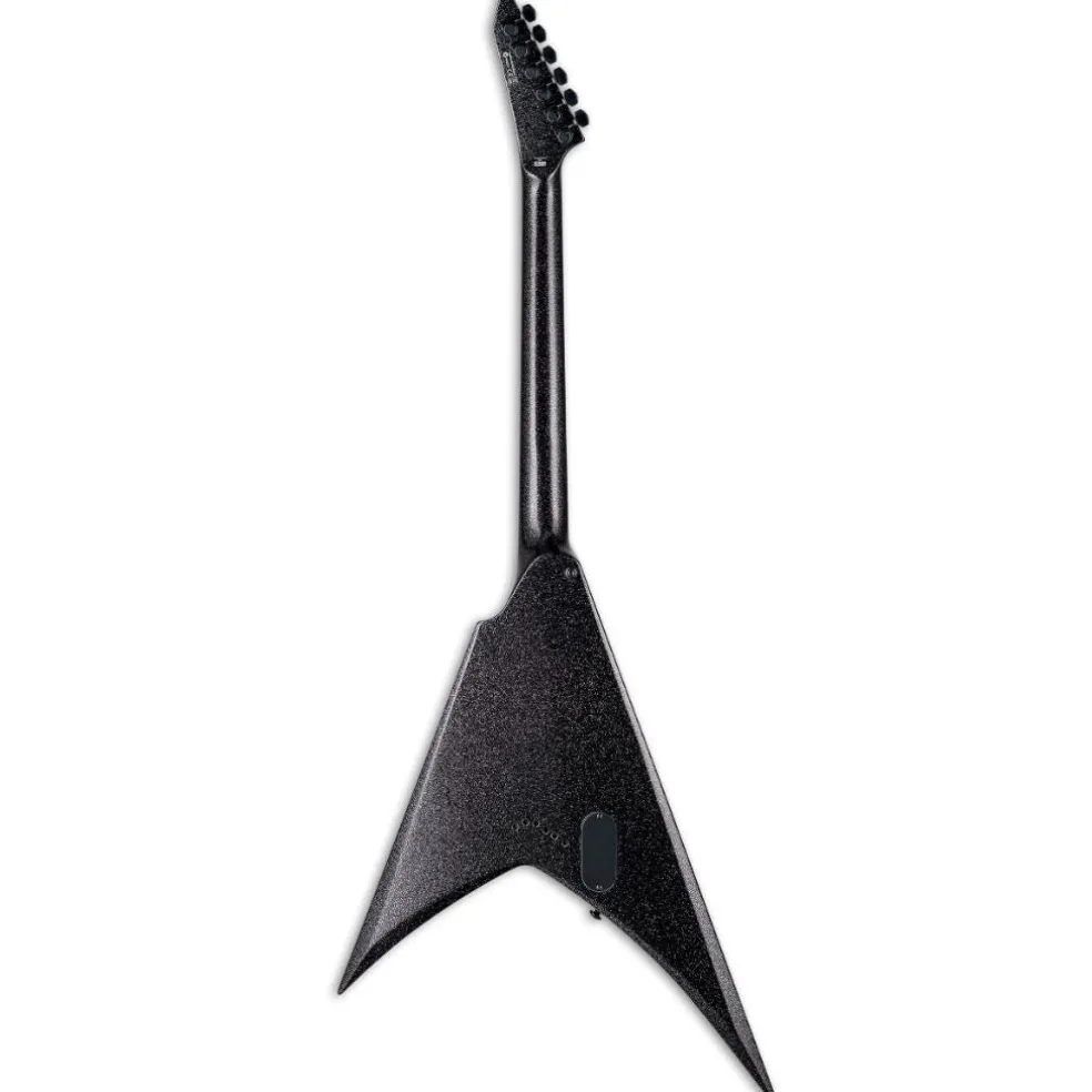 ESP LTD Kirk Hammett Signature V Electric Guitar - Black Sparkle - LKH-VBLKSP
