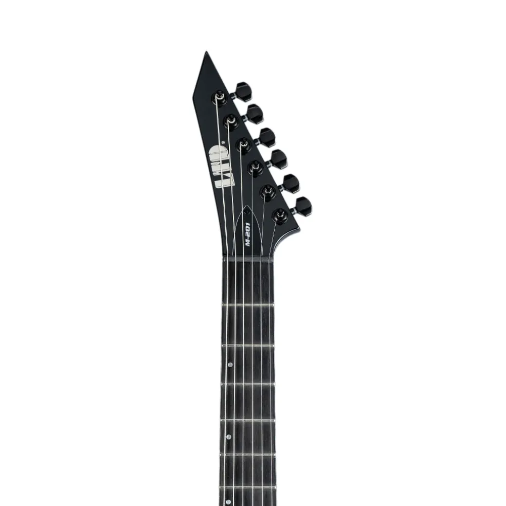 ESP LTD M-201 Baritone Electric Guitar - Gloss Black