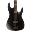 ESP LTD M-4 Black Metal Bass Guitar - Black Satin