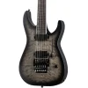 ESP LTD M-1007B Baritone - Charcoal Burst Satin