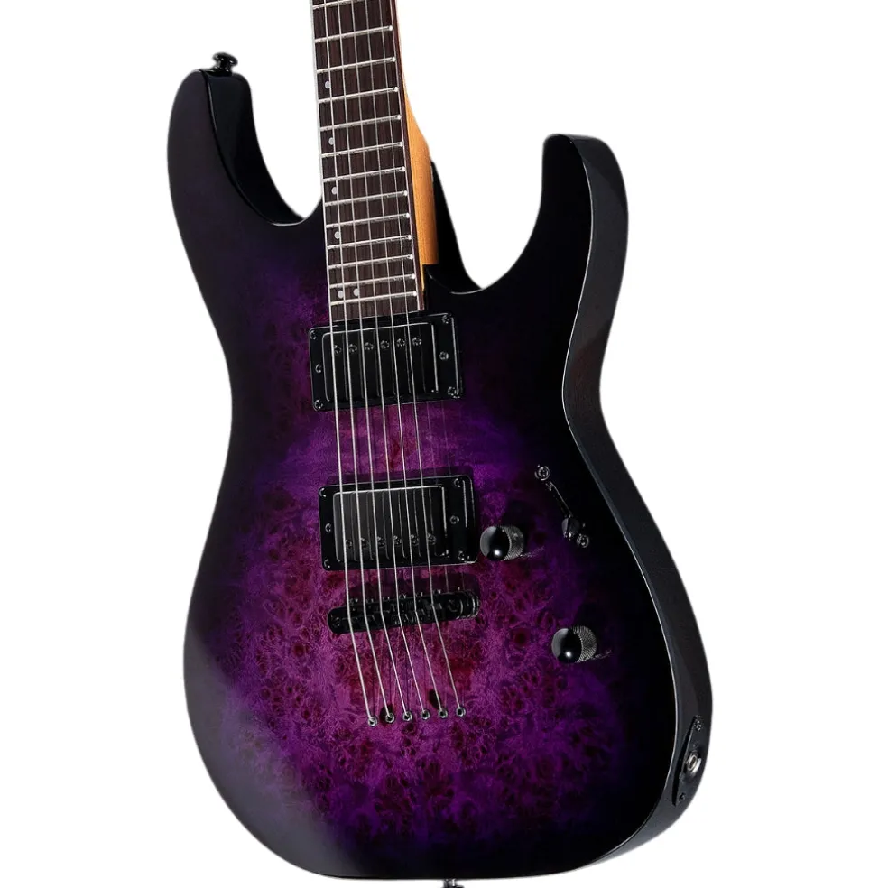 ESP LTD M-200DX NT Electric Guitar - Purple Burst