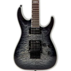 ESP LTD MH-230 QM FR Electric Guitar - Quilted Maple See Through Black Sunburst w/ Floyd Rose - LMH-230QMBLKSB