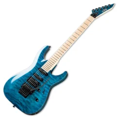 ESP LTD MH203 Quilted Maple See Thru Blue